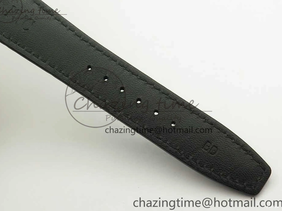 MIROTIME 1220 Portuguese Tourbillon IW5046 RG ZF Best Edition Gray Dial on Black Leather Strap SmoothTexture 7142